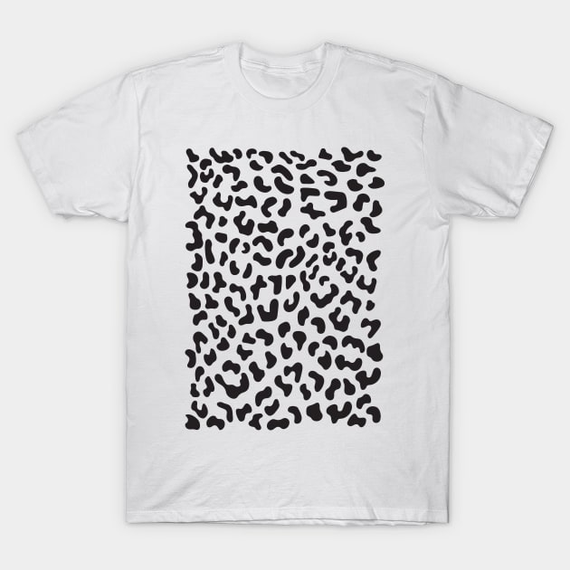 Fierce black and white, cats allover, wildcat, BoomBoomInk T-Shirt by BoomBoomInk